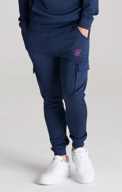Boys Navy Cargo Jogger sold by Siksilk