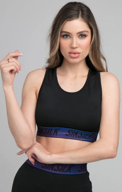 SikSilk Iridescent Leggings - Black sold by Siksilk