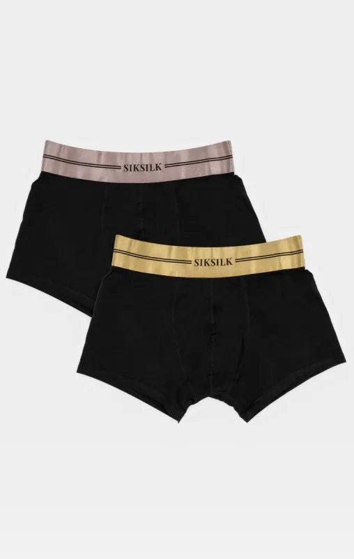 Black Satin Tape Boxers sold by Siksilk