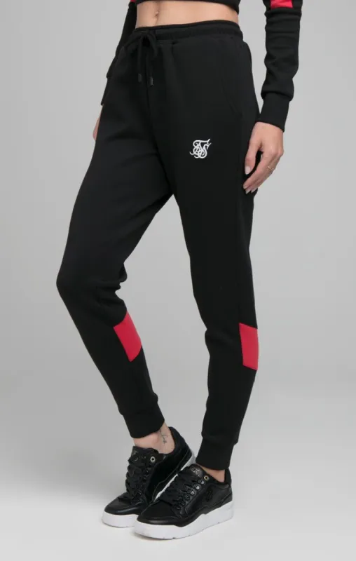 SikSilk Intensity Track Pants - Black sold by Siksilk