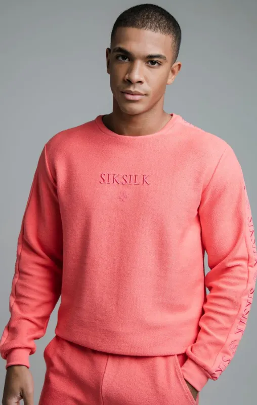 Pink Embroidered Sweatshirt sold by Siksilk