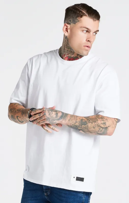 White Oversized T-Shirt sold by Siksilk