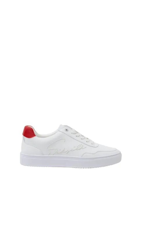 White Low-Top Trainer sold by Siksilk