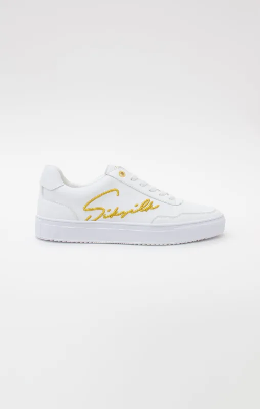 White Low-Top Trainer sold by Siksilk