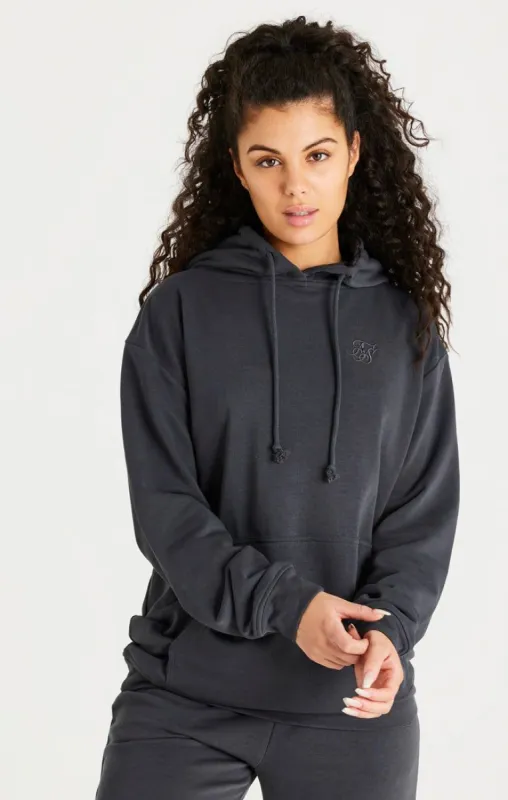 Black Washed Oversized Hoodie sold by Siksilk