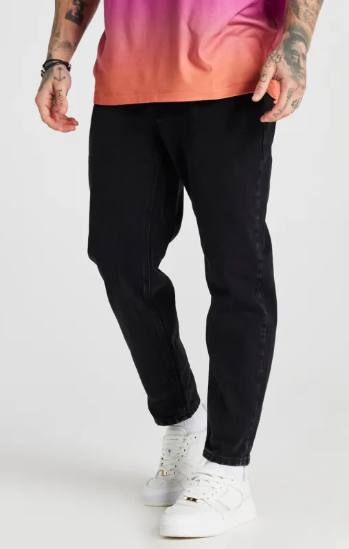 Black Basic Carrot Jean sold by Siksilk