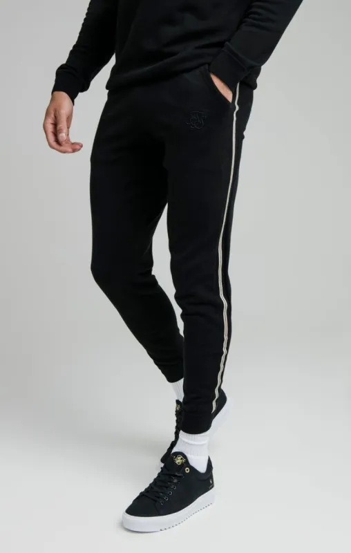 Black Infinity Panelled Pant sold by Siksilk