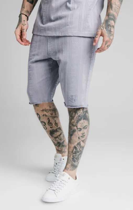 SikSilk Pastel Gym Shorts - Grey sold by Siksilk