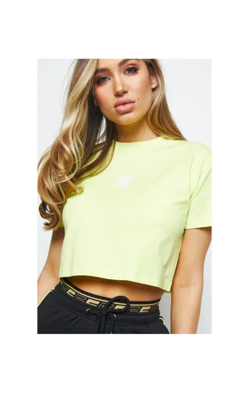 SikSilk Retro Box Fit Tee – Lime sold by Siksilk