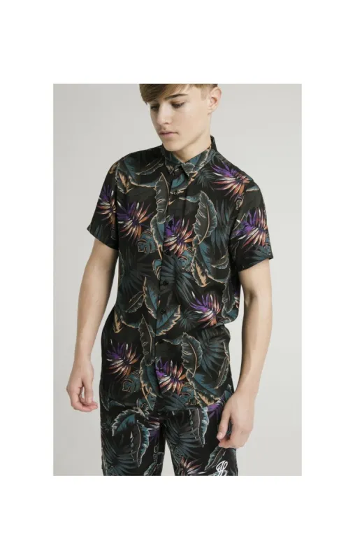 Illusive London Resort Shirt - Palm Print sold by Siksilk