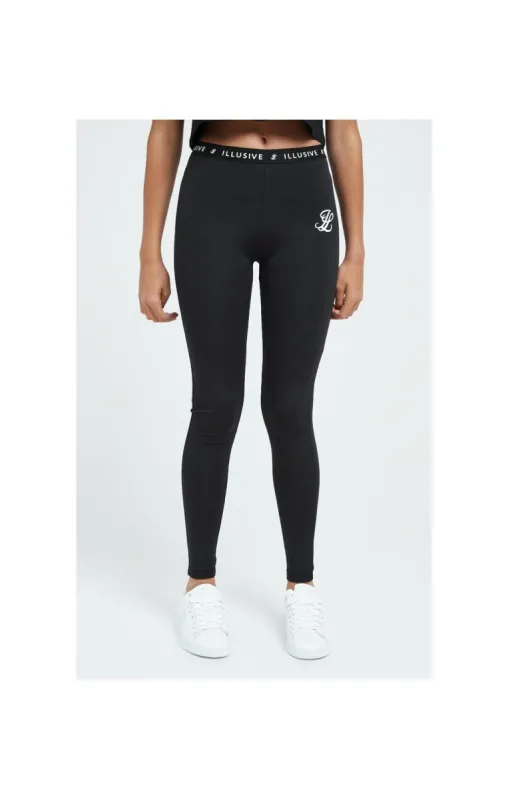 Illusive London Core Leggings - Black sold by Siksilk