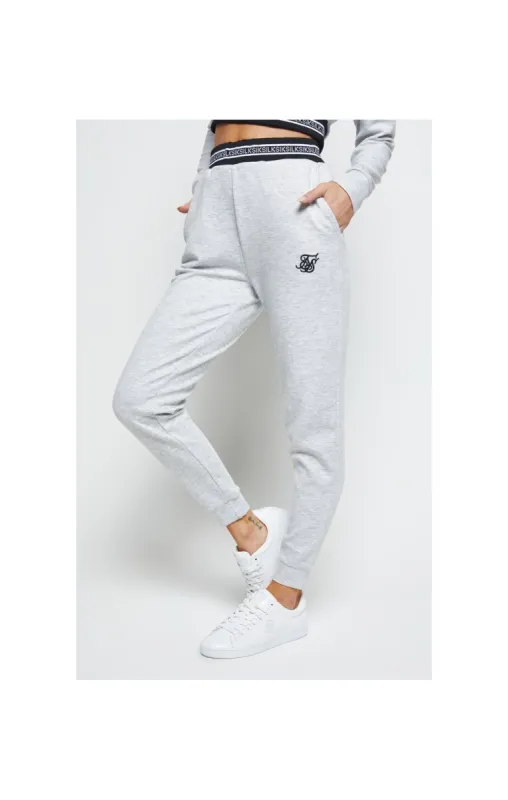 SikSilk Element Track Pants - Grey Marl sold by Siksilk