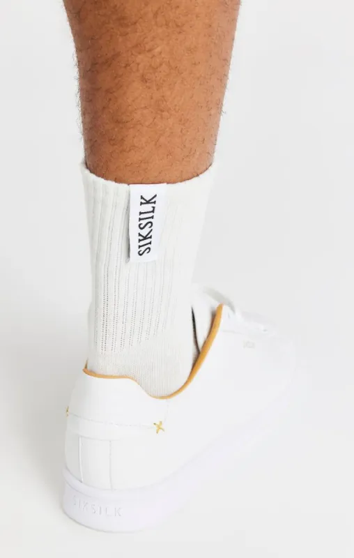 Ecru Pack Of 5 Socks sold by Siksilk