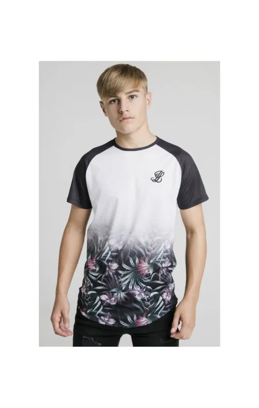 Illusive London Tropical Fade Tee - Navy & White sold by Siksilk