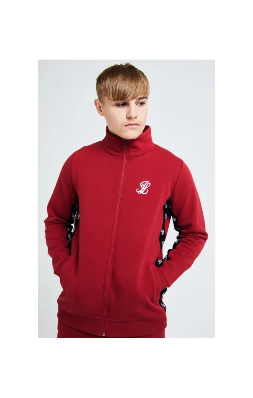 Illusive London Gravity Zip Through - Red sold by Siksilk