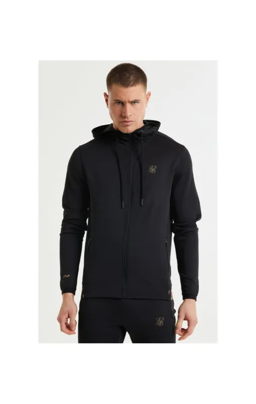 SikSilk Performance Agility Zip Through Hoodie - Black sold by Siksilk