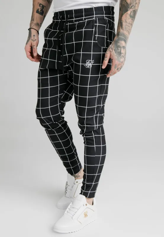 SikSilk Smart Jogger Pant - Black & White sold by Siksilk