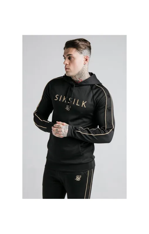 SikSilk Astro Overhead Hoodie - Black & Gold sold by Siksilk