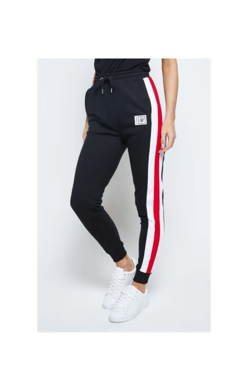SikSilk Luxe Track Pants - Black sold by Siksilk