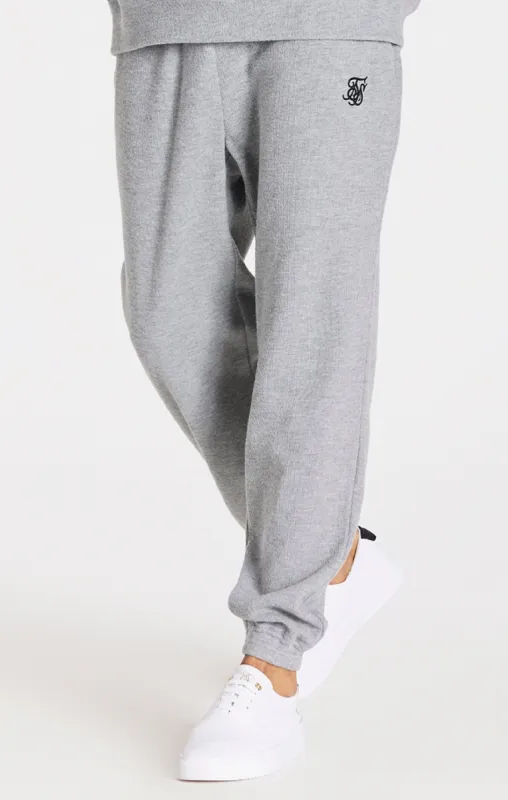 Grey Relaxed Rib Pant sold by Siksilk