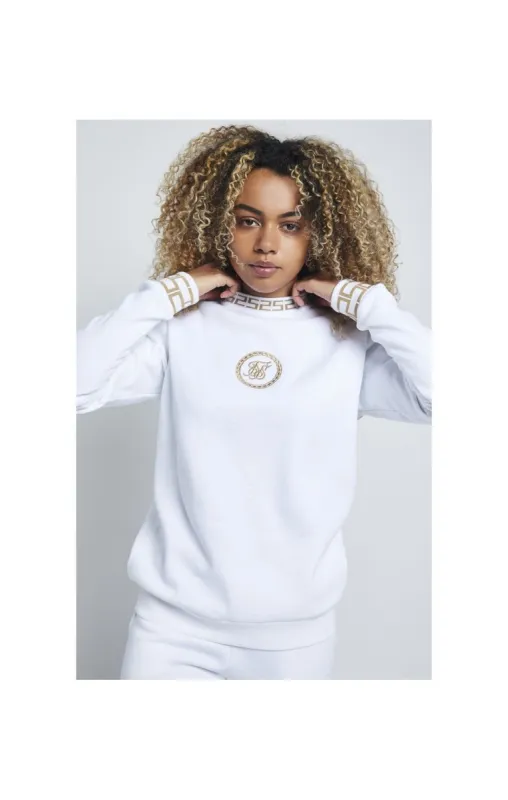SikSilk Luxury Sweatshirt - White sold by Siksilk