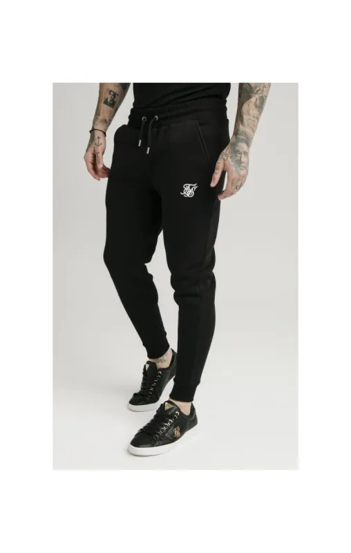 Black Muscle Fit Jogger sold by Siksilk