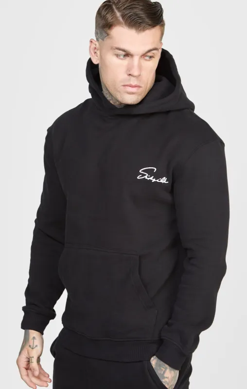Script Embroidery Hood sold by Siksilk
