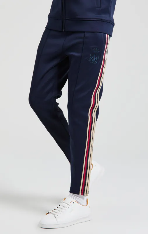 Boys Messi x SikSilk Navy Taped Loose Fit Pant sold by Siksilk