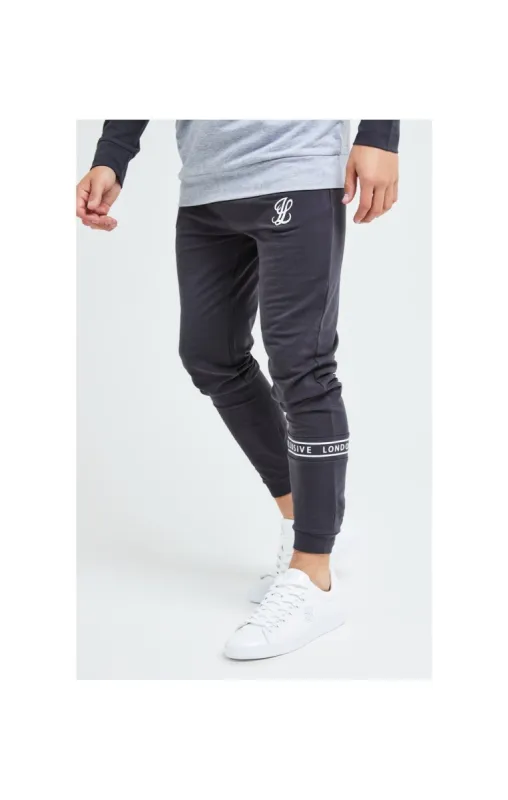 Illusive London Revere Jogger - Dark Grey & Light Grey Marl sold by Siksilk
