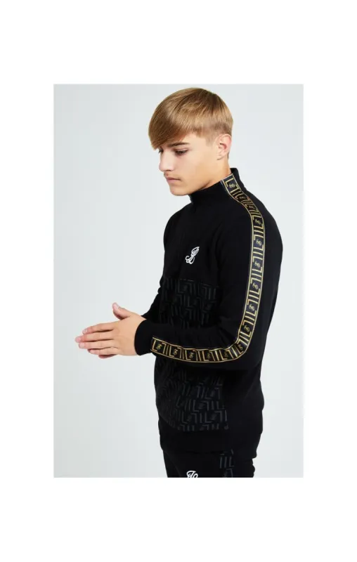 Illusive London Elite Quarter Zip - Black sold by Siksilk