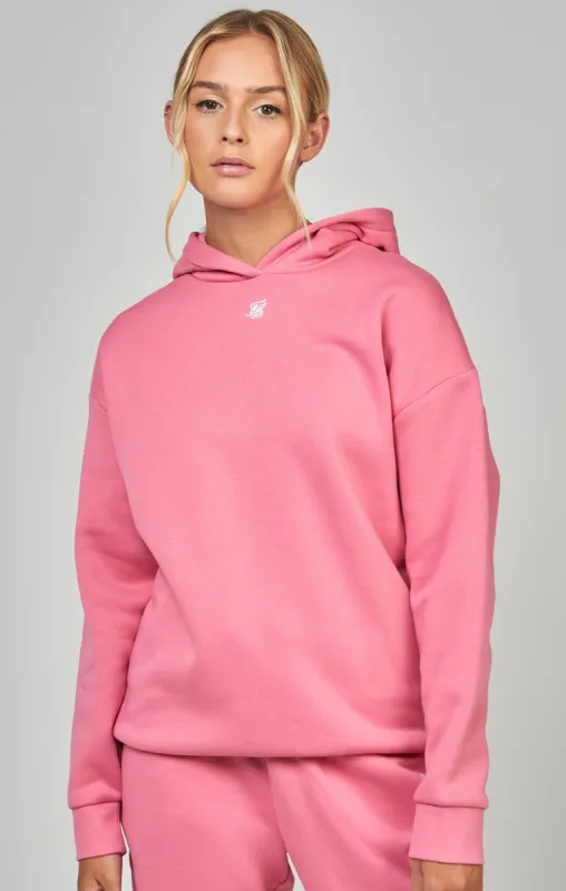 Pink Essential Overhead Hoodie sold by Siksilk