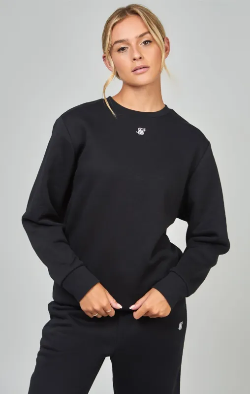 Black Essential Sweatshirt sold by Siksilk