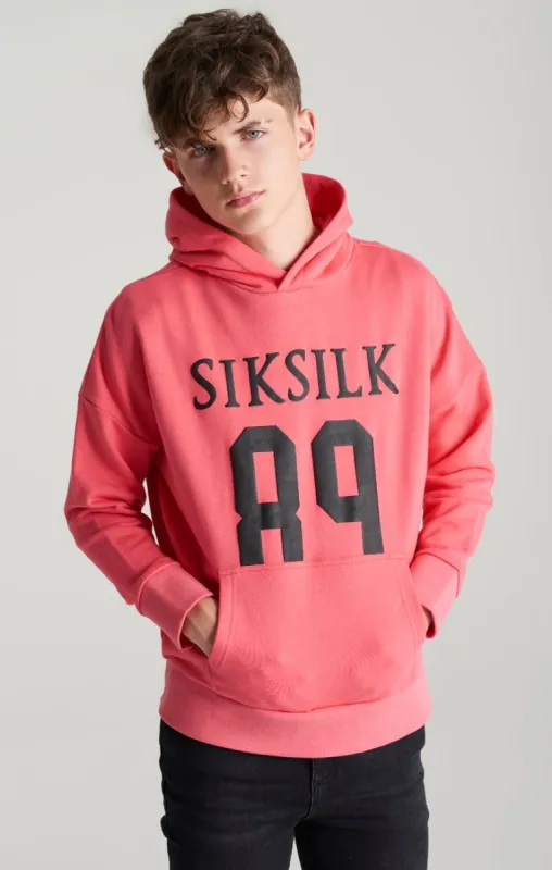 Boys Pink Relaxed Fit Hoodie sold by Siksilk