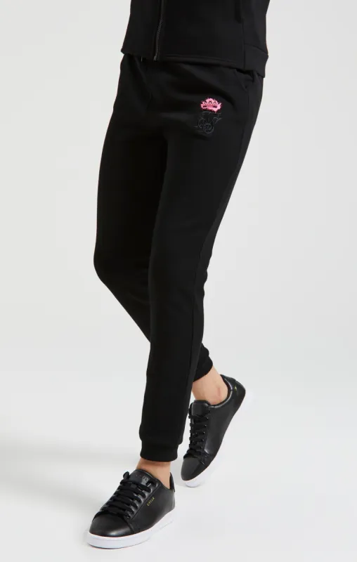 Boys Messi x SikSilk Black Cuffed Pant sold by Siksilk