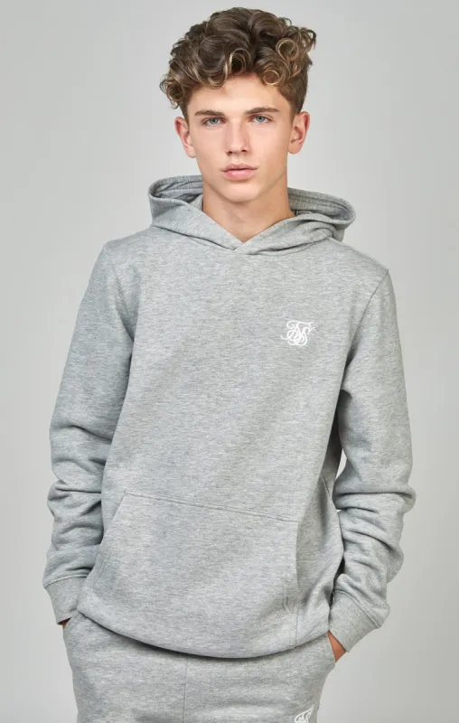 Boys Grey Essentials Hoodie sold by Siksilk