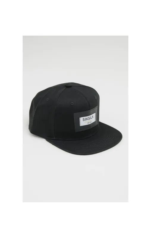SikSilk PU Patch Snapback - Black sold by Siksilk