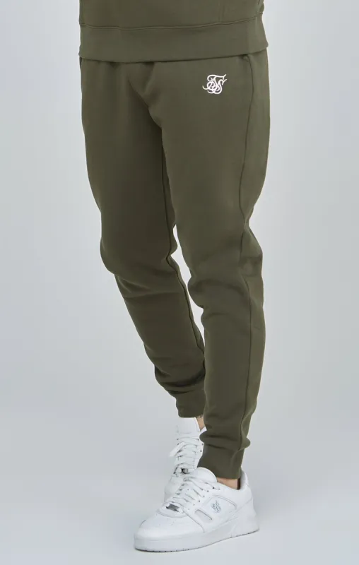 Khaki Essential Cuffed Jogger sold by Siksilk