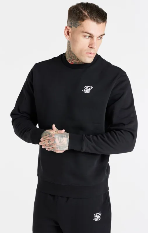 Black Essential Sweatshirt sold by Siksilk