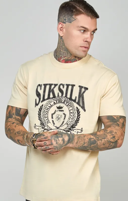 Oversized Crest Logo T-Shirt sold by Siksilk
