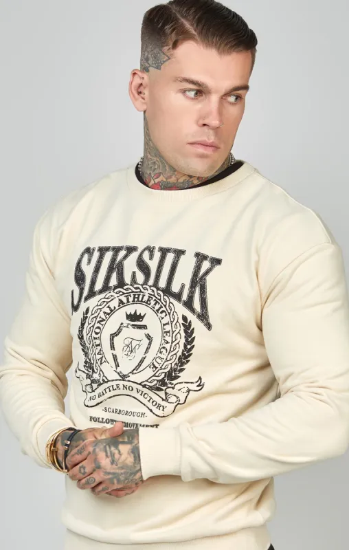 Oversized Crest Logo Sweatshirt sold by Siksilk