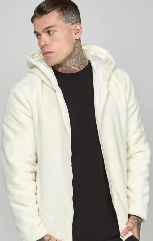 Branded Faux Fur Jacket sold by Siksilk