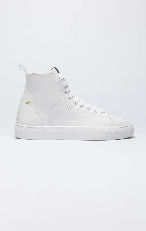 White Classic High-Top Trainer sold by Siksilk
