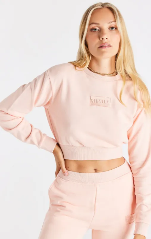 Pink Crop Sweat sold by Siksilk