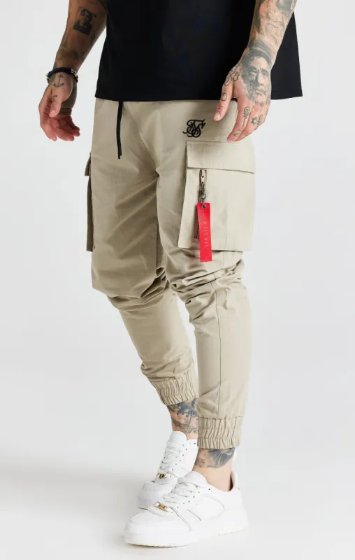 Beige Flight Cargo Pant sold by Siksilk