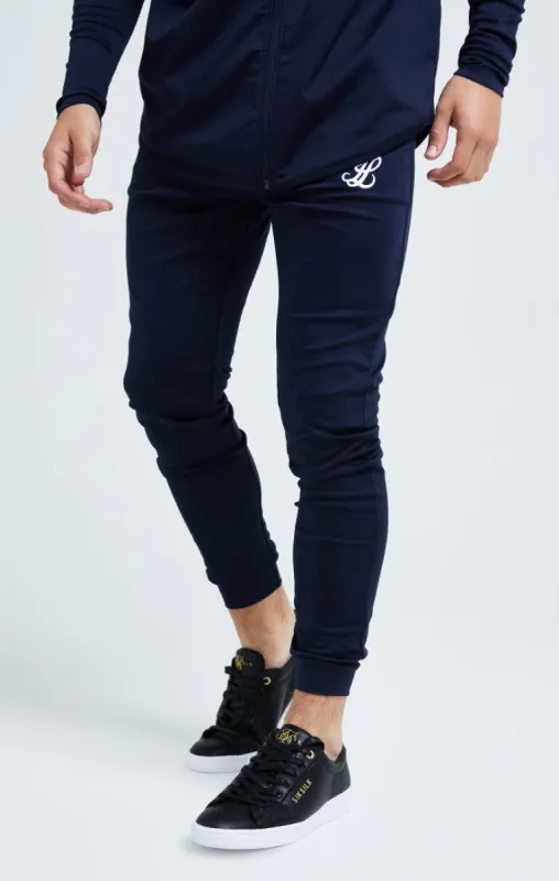 Boys Illusive Navy Essentials Fitted Jogger sold by Siksilk