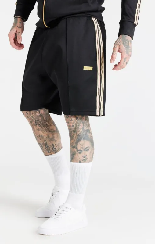Black Pleated Short sold by Siksilk