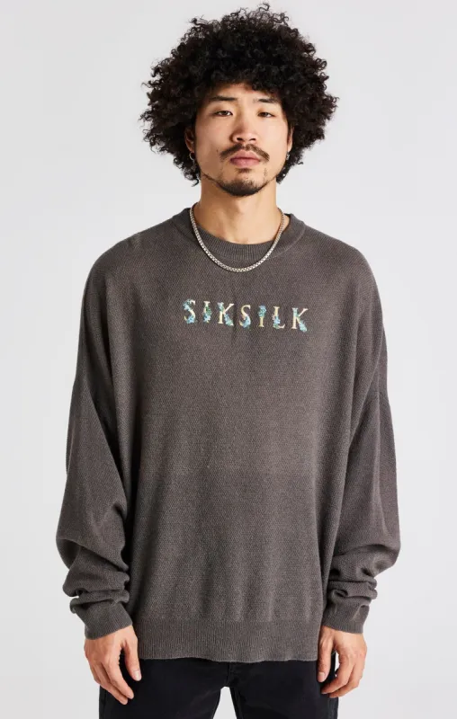 Black Knitted Sweater sold by Siksilk