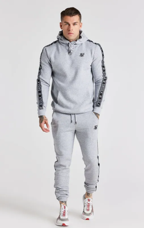 Grey Taped Hoodie And Pant Tracksuit Set sold by Siksilk