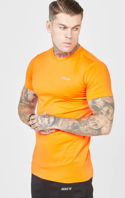 Orange Sports T-Shirt made by Siksilk