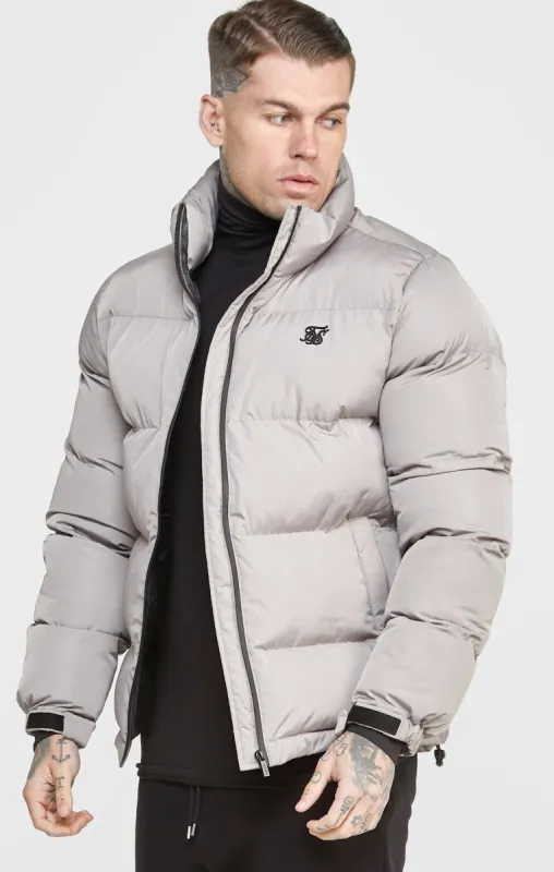 Stone Embossed Logo Bubble Jacket sold by Siksilk